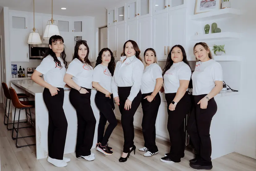 The Rosa InstaClean cleaning team in a bright East Valley kitchen